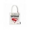 Sac Shopping Superman Beige 70% Polyester 30% Coton