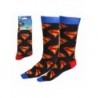 Chaussettes Superman Gris Foncé Taille Unique 38/45