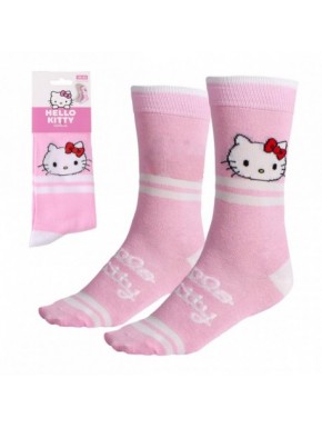 Calcetines rosa Hello Kitty con diseño clásico