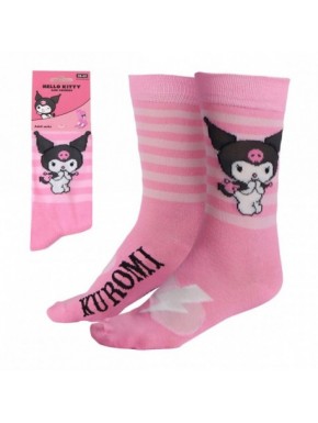 Calcetines rosa Hello Kitty Kuromi