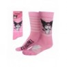 Chaussettes Hello Kitty Kuromi - Rose Taille Unique