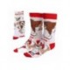 Meias Gremlins brancas com Gizmo, tamanho 36-43
