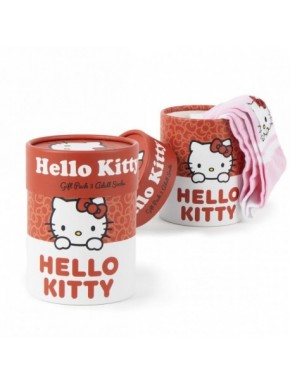 Pack de chaussettes Hello Kitty multicolore en boîte thématique