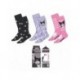 Pack de Meias 3 Peças Hello Kitty Kuromi Multicoloridas