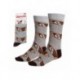 Chaussettes Gremlins Coton Gris Taille Unique 36/43