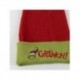 Bonnet de Noël The Grinch rouge et vert avec pompon blanc