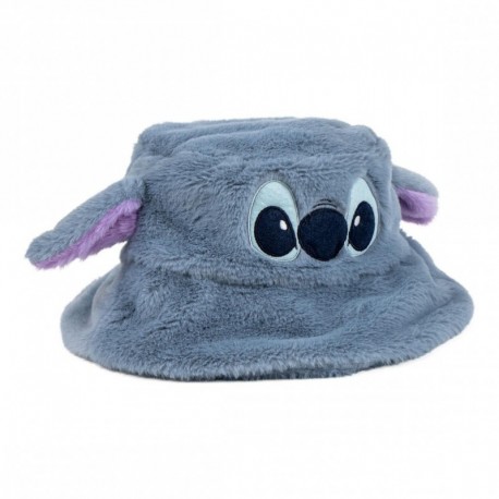 gorro pescador de pelo de Stitch azul