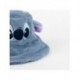 gorro pescador de pelo de Stitch azul