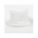 Gorro pescador blanco de Hello Kitty con orejas y lazo rojo