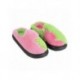 Zapatillas de casa Wicked verdes y rosas