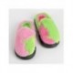 Zapatillas de casa Wicked verdes y rosas