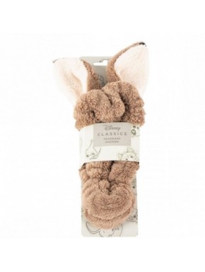 Turbante marrón de maquillaje Disney con orejas