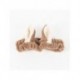 Turban marron de maquillage Disney avec oreilles