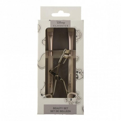 Set de cuidado personal Disney beige con rizador y pinceles