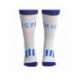 Chaussettes grises et bleues Real Madrid avec blason