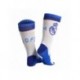 Chaussettes grises et bleues Real Madrid avec blason