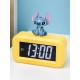 Mini despertador amarillo con figura de Stitch de Lilo & Stitch