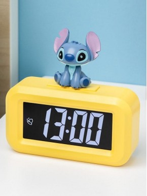 Mini despertador amarillo con figura de Stitch de Lilo & Stitch
