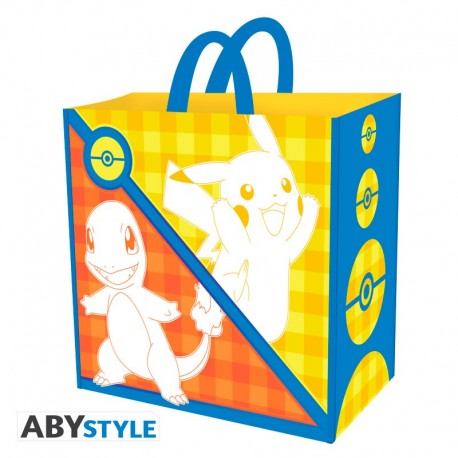 Bolsa de compras Pokémon con iniciales de Kanto