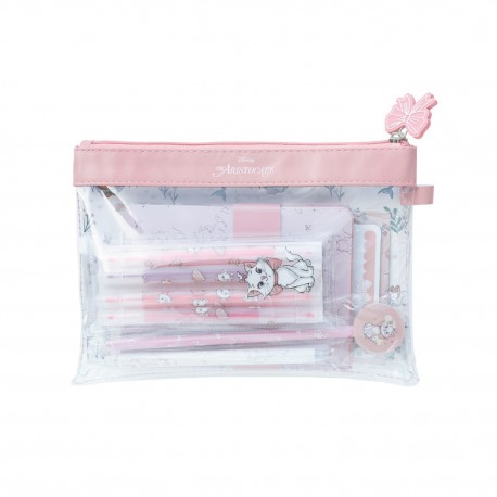 Set de papelería Disney Bonjour Marie con cuadernos y accesorios