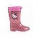 Botas de lluvia Hello Kitty rosa con purpurina