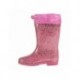 Botas de lluvia Hello Kitty rosa con purpurina