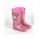 Botas de lluvia Hello Kitty rosa con purpurina