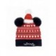 Gorro de punto rojo de Minnie para Navidad