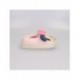 Chaussons de maison roses Minnie Mouse avec oreilles et nœud