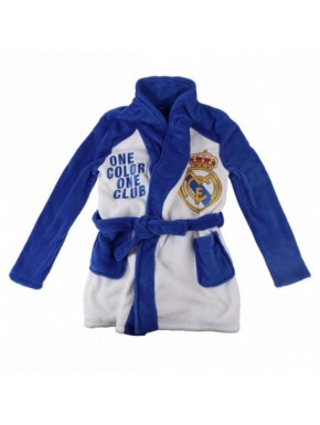 Batín azul y blanco Real Madrid para niños