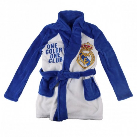 Batín azul y blanco Real Madrid para niños