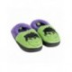 Chaussons d'intérieur Hulk Avengers verts et violets