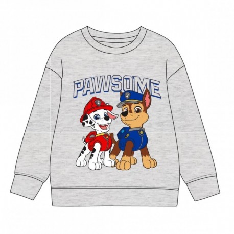 Sweatshirt gris Paw Patrol avec Marshall et Chase pour enfants