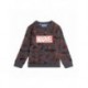 Sudadera gris con diseño Spiderman para niños