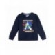 Sweat-shirt bleu Sonic pour enfants