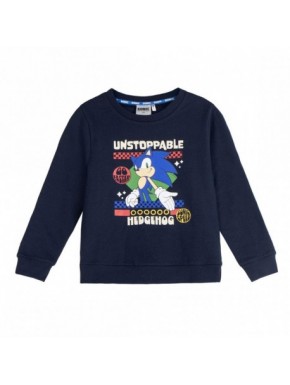 Sudadera azul de Sonic para niños