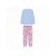 Pyjama long enfant bleu et rose Stitch