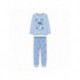 Pijama infantil largo azul de Stitch
