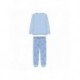 Pijama infantil largo azul de Stitch