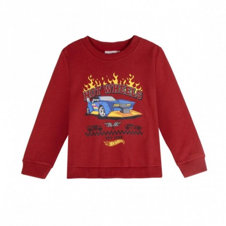 Moletom vermelho Hot Wheels para crianças