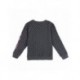 Sudadera gris de Hello Kitty con lunares negros para niñas