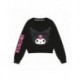 Sudadera negra Hello Kitty Kuromi para niños