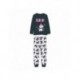 Pijama largo Kuromi Hello Kitty en color oscuro