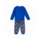 Pijama longo azul Hot Wheels para crianças