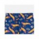 Pijama longo azul Hot Wheels para crianças