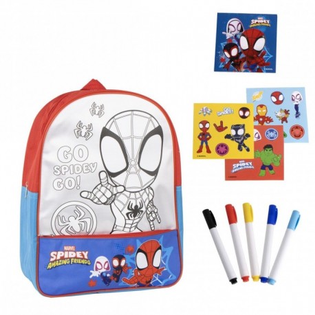 Sac à dos Spidey avec marqueurs et stickers