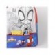 Mochila Spidey con rotuladores y pegatinas