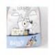 Sac à dos DIY Bluey avec marqueurs et autocollants
