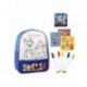 Mochila azul de Paw Patrol con kit de manualidades