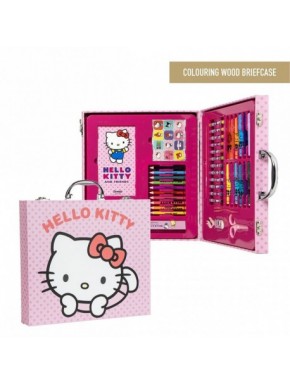 Set de colorear Hello Kitty con maletín rosa